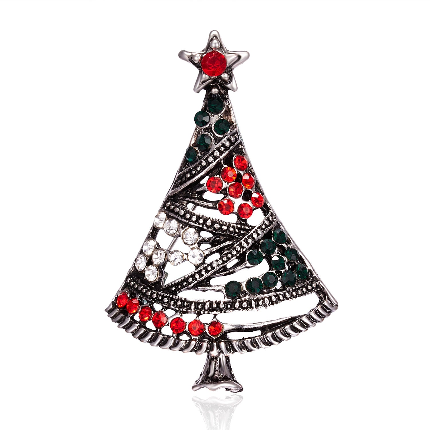 Wholesale Christmas tree series brooch