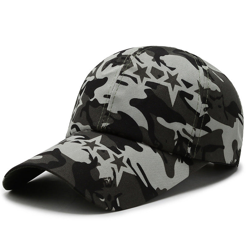 Wholesale Outdoor camouflage baseball cap wide brim cap labor protection cap
