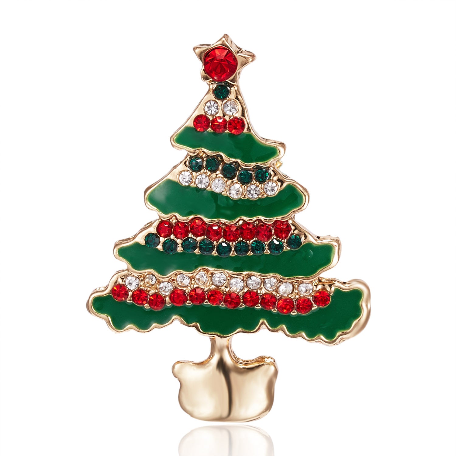 Wholesale Christmas tree series brooch