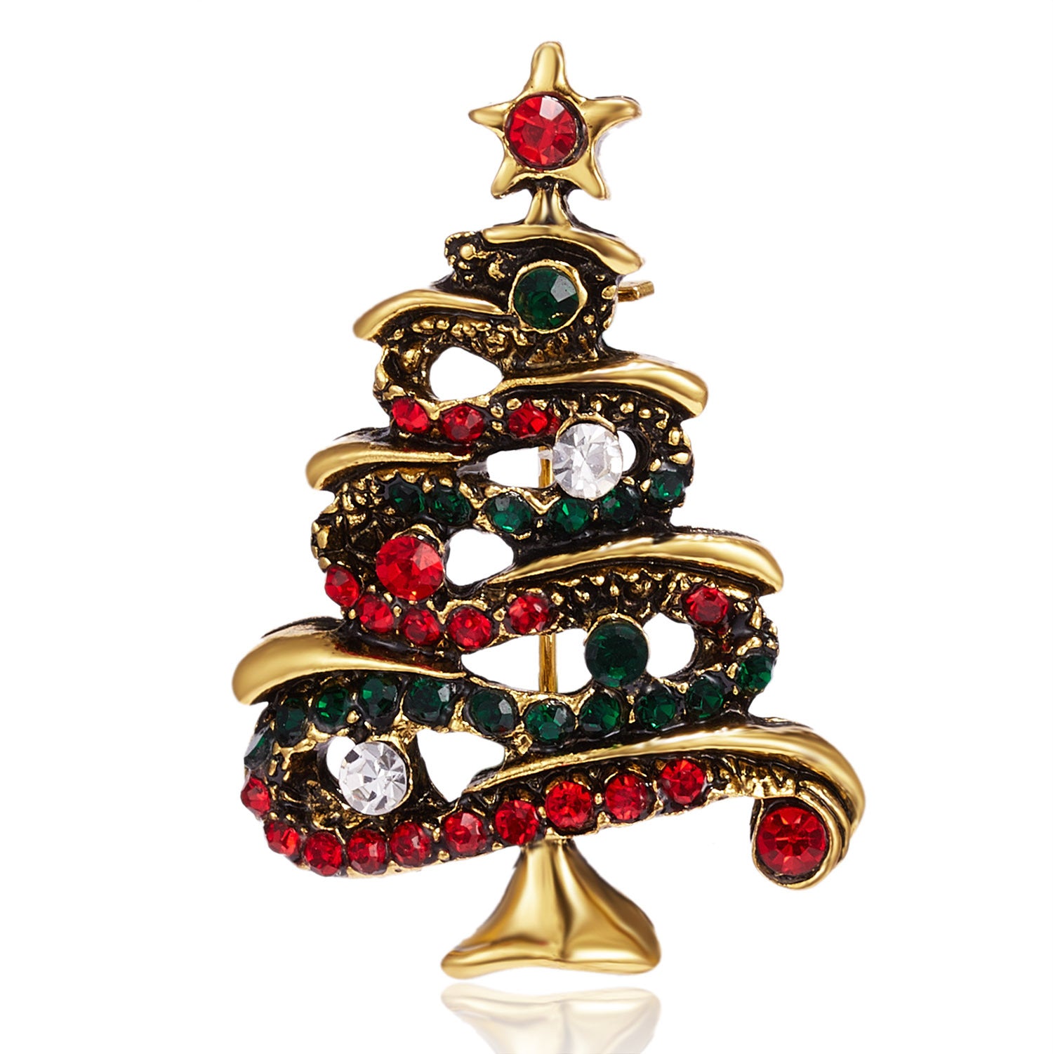Wholesale Christmas tree series brooch