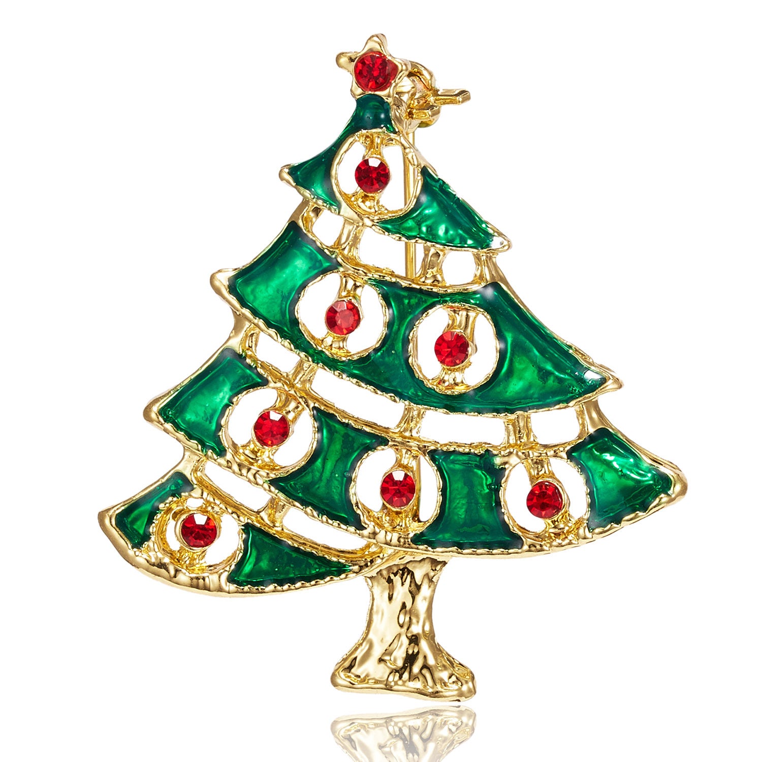 Wholesale Christmas tree series brooch