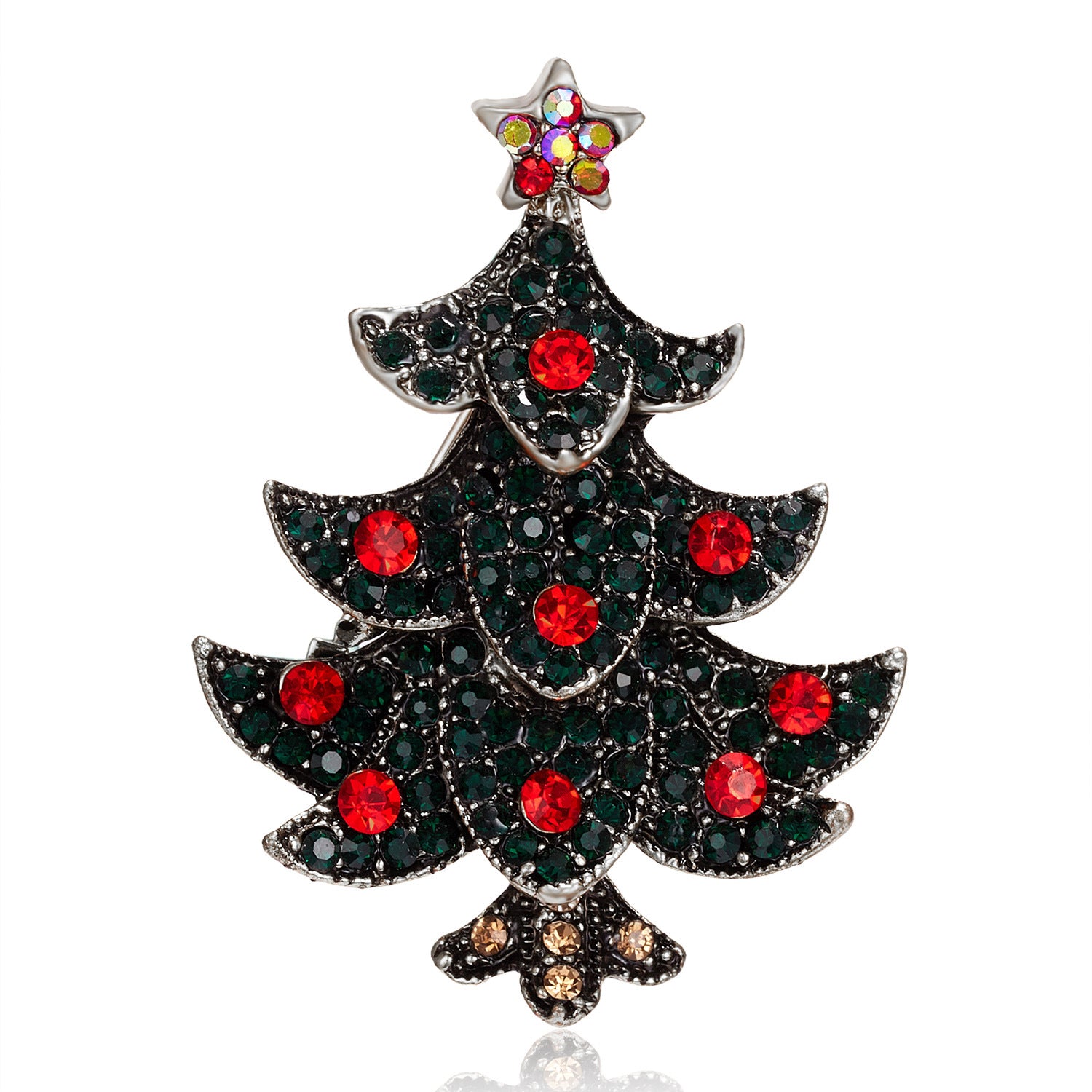 Wholesale Christmas tree series brooch