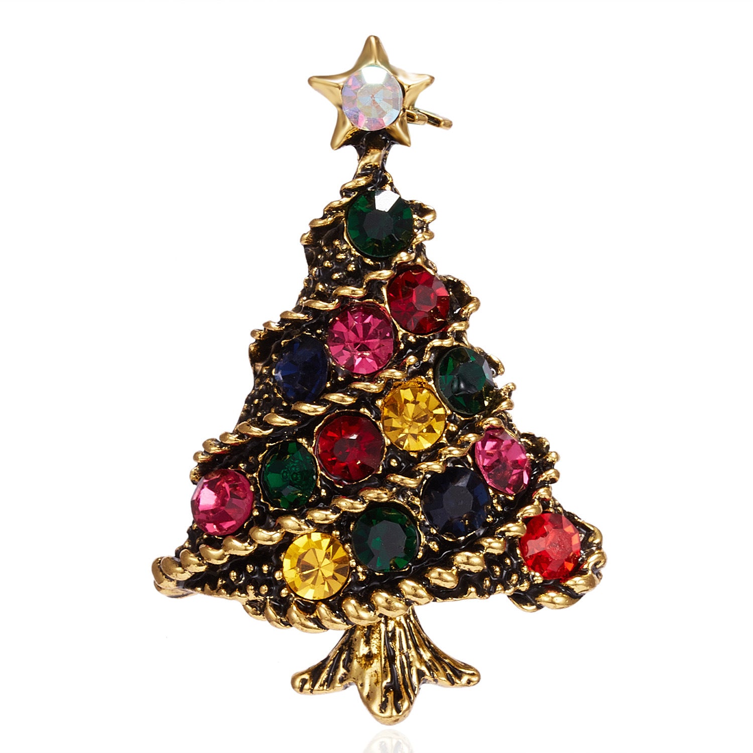 Wholesale Christmas tree series brooch