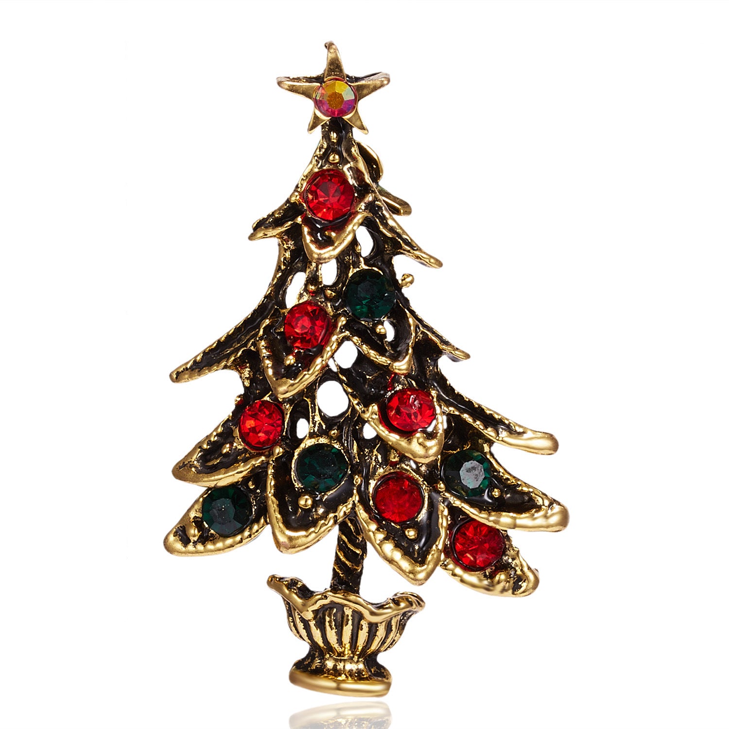 Wholesale Christmas tree series brooch