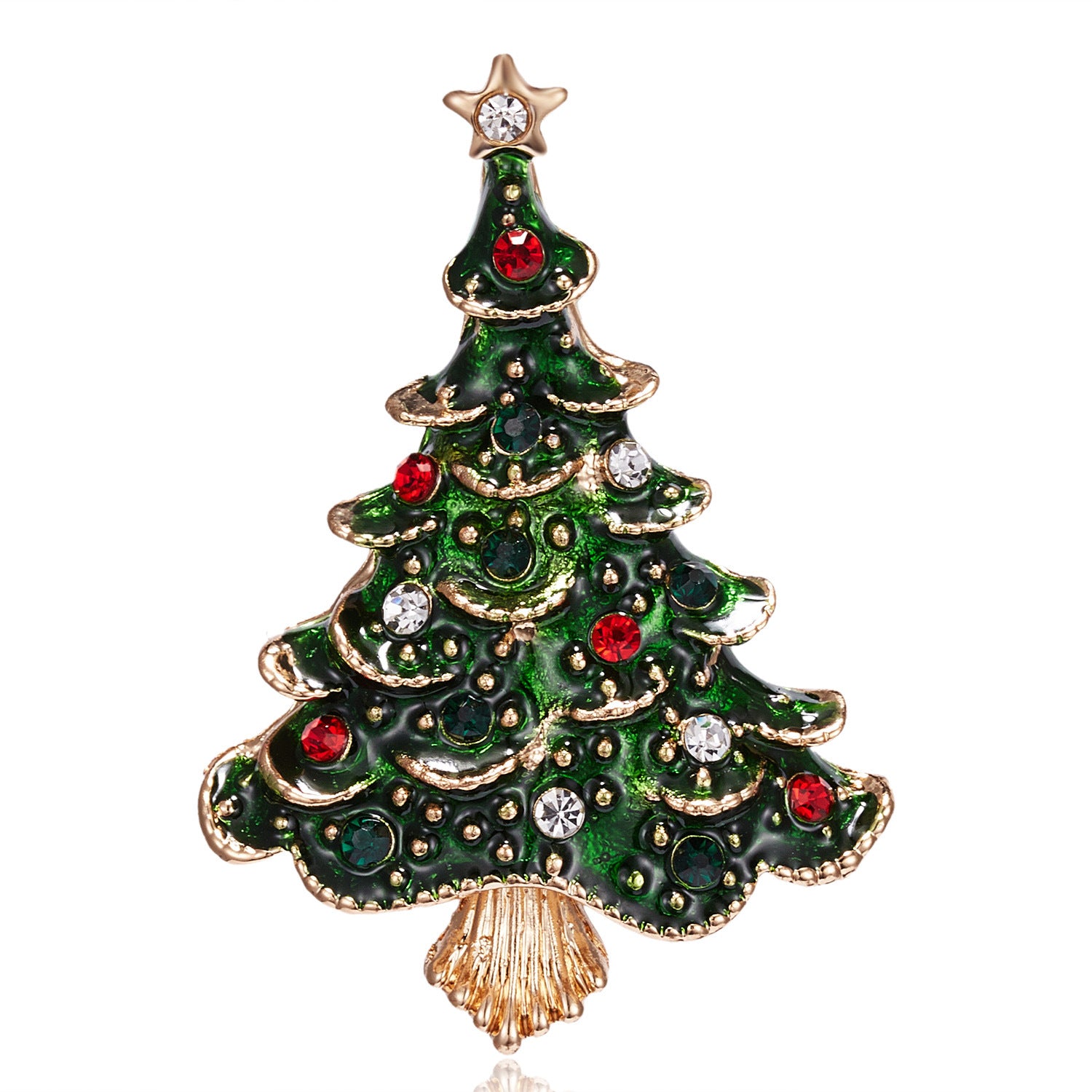 Wholesale Christmas tree series brooch