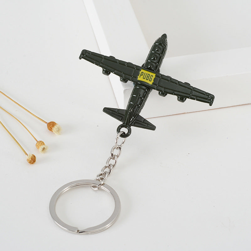 Wholesale Metal Keychain Edge Accessories Smoke Bomb Hand Cannon Oil Tank Survival Gift Pendant Office Culture Educational Sup