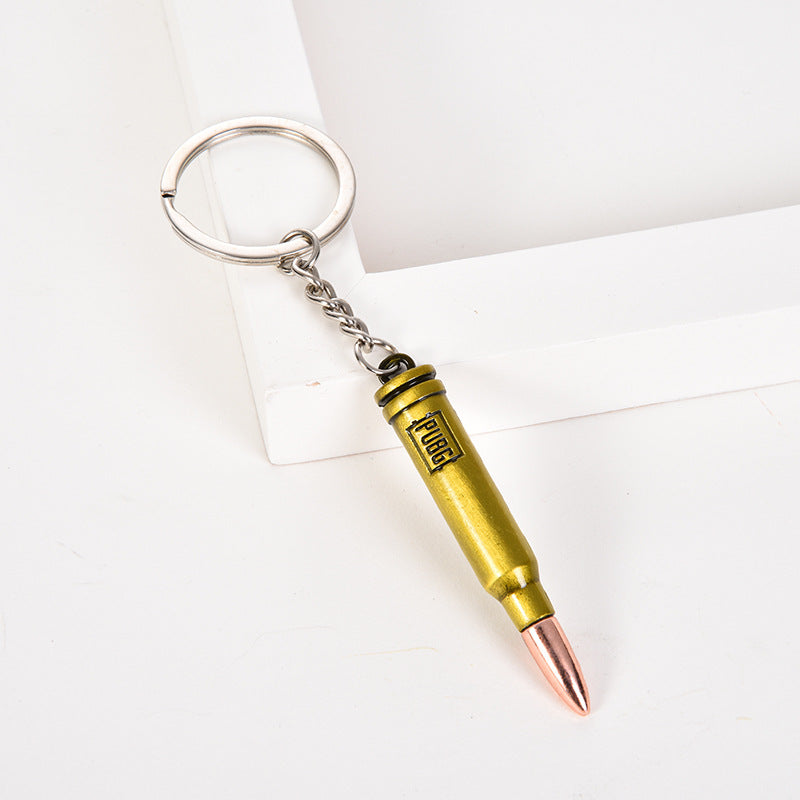 Wholesale Metal Keychain Edge Accessories Smoke Bomb Hand Cannon Oil Tank Survival Gift Pendant Office Culture Educational Sup