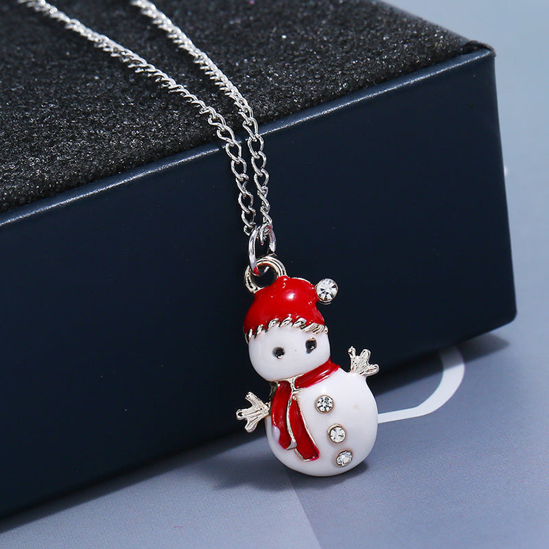 Wholesale Hot Selling Christmas Snowman Fashion Cute Doll Earrings