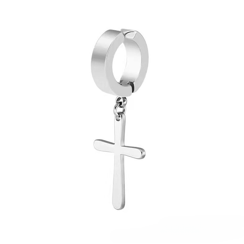 Wholesale Double Cross Long Earrings