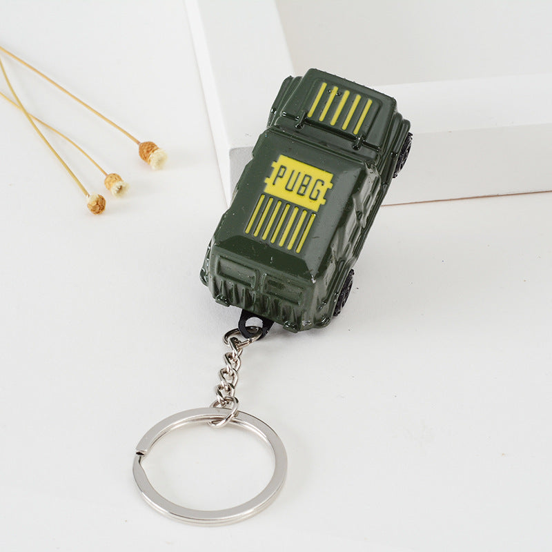 Wholesale Metal Keychain Edge Accessories Smoke Bomb Hand Cannon Oil Tank Survival Gift Pendant Office Culture Educational Sup