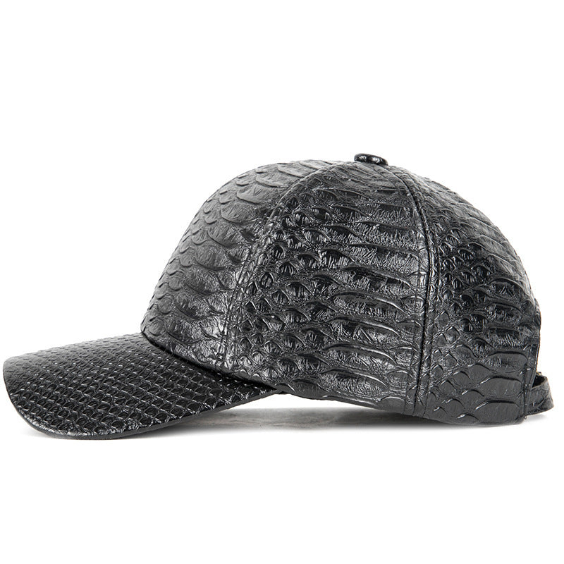 Wholesale Crocodile Patterned Leather Baseball Caps