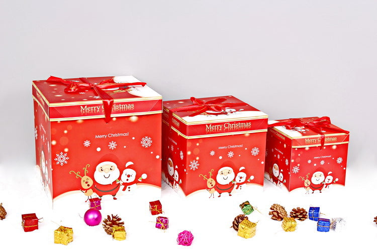 Wholesale New Christmas Decoration Gift Box Supplies Paper Gift Packaging Box