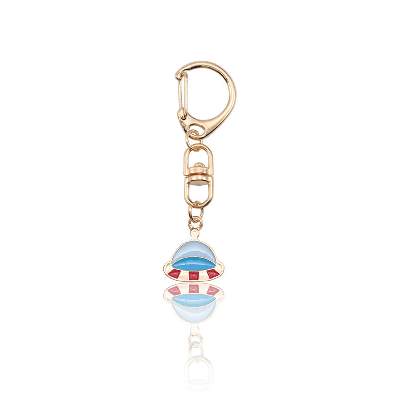 Wholesale Alloy Dripping Oil Astronaut Keychain