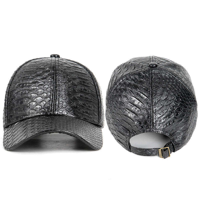 Wholesale Crocodile Patterned Leather Baseball Caps