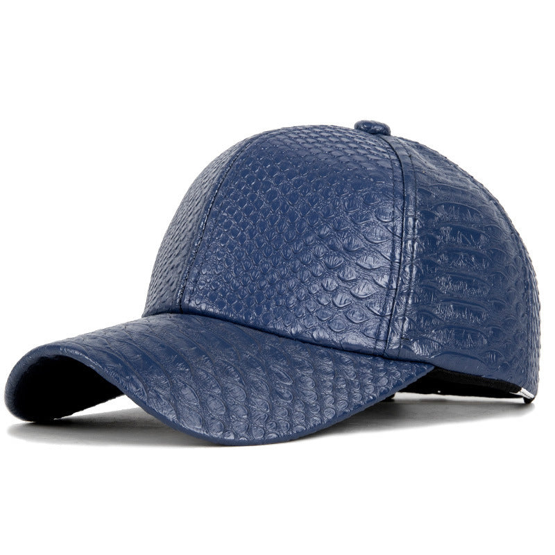 Wholesale Crocodile Patterned Leather Baseball Caps