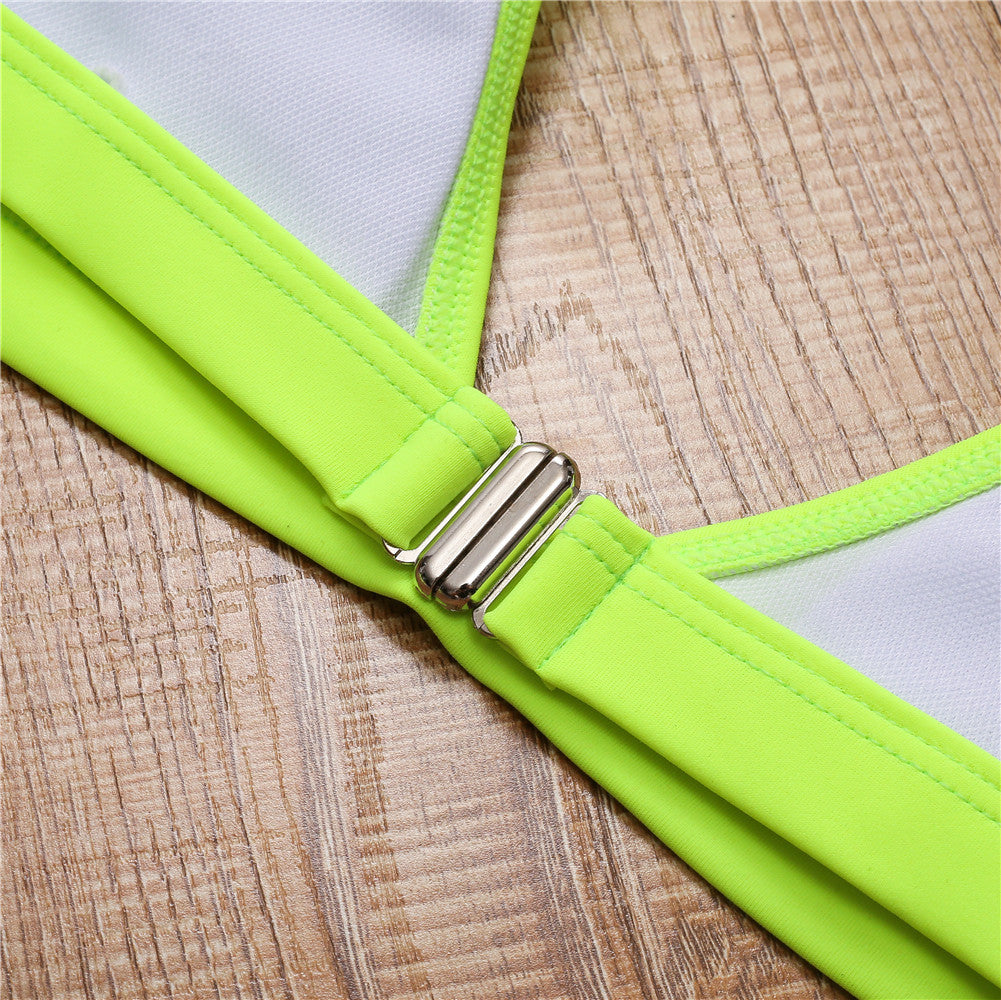 Wholesale Sexy Triangle Cup Polyester Swimwear