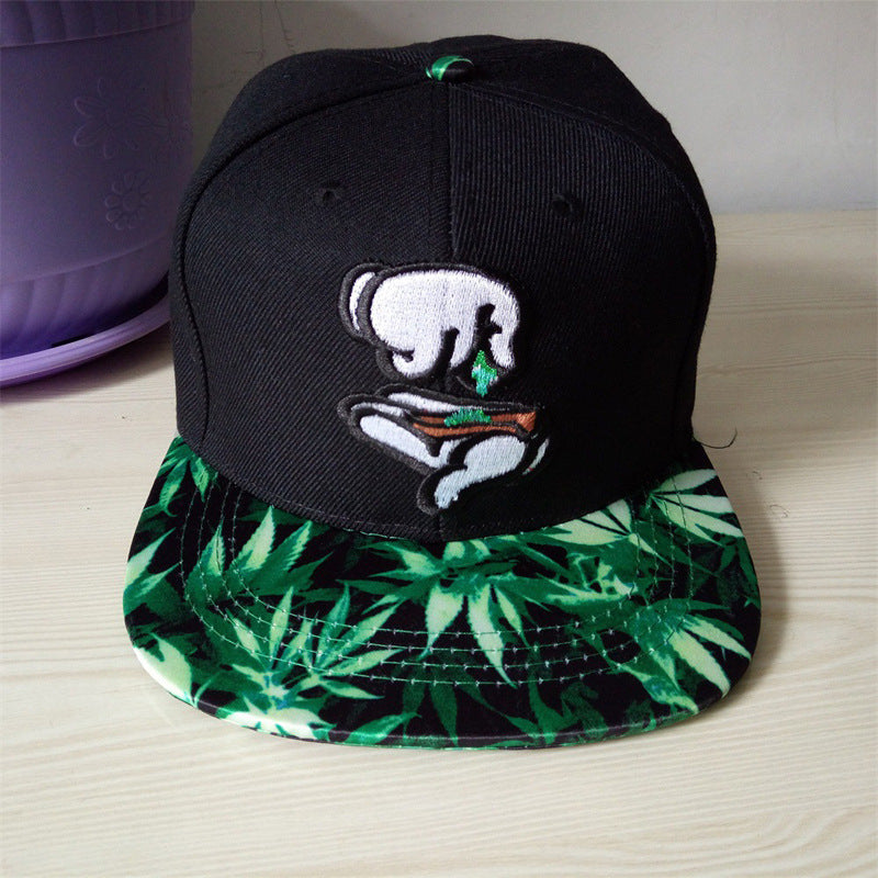 Wholesale Cotton Two Hand Printed Street Dance Hip-hop Hats