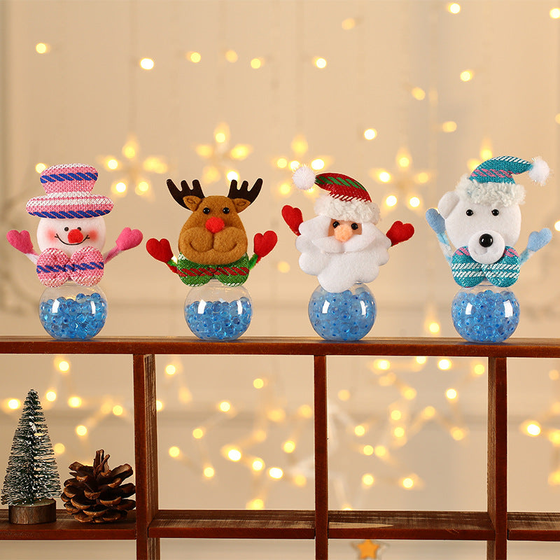 Wholesale Christmas Mini Old Man New Cartoon Candy Jar