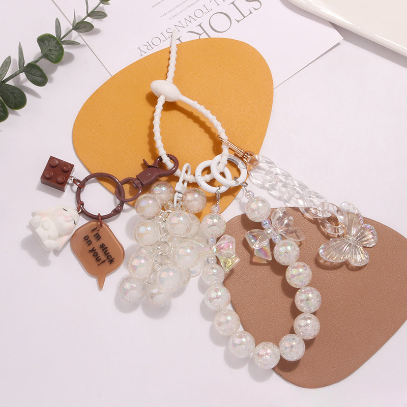 Wholesale Acrylic Grape Bunch Keychain