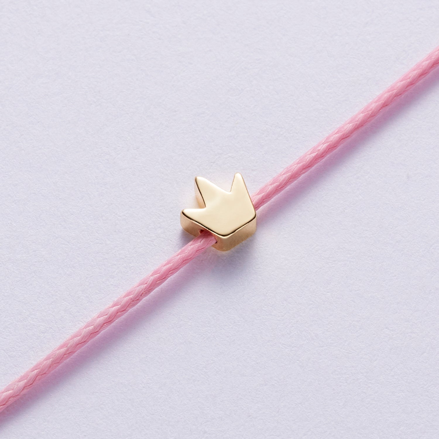 Wholesale Make A Wish Paper Card Five-pointed Star Crown Cross Leather Cord Adjustable Braided Bracelet