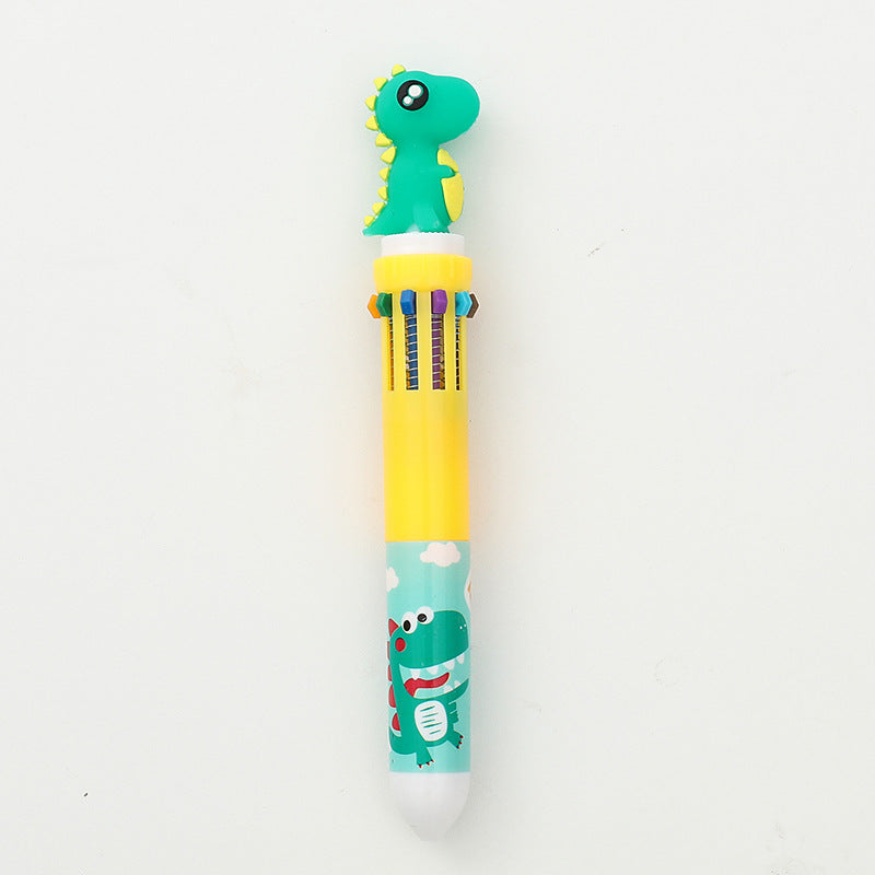 Wholesale Plastic Cute Dinosaur Multicolor Ballpoint Pen