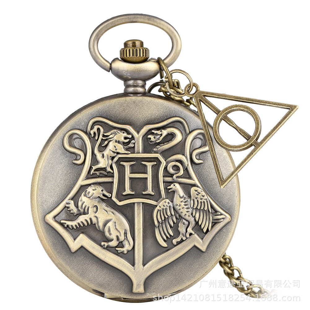 Wholesale Large Flip Quartz Pocket Watch