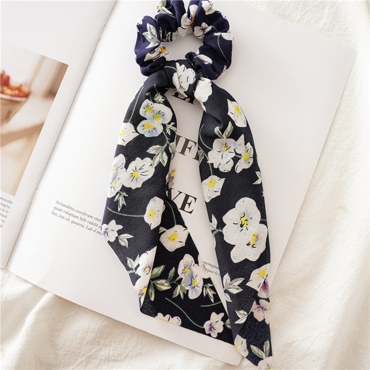 Wholesale Floral Fabrics Large Intestine Hair Bands