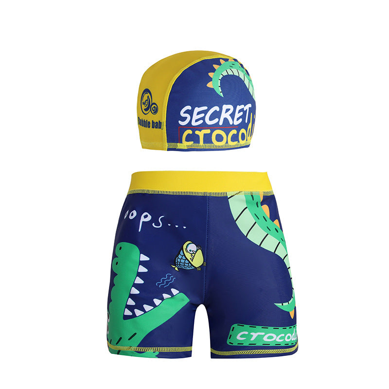 Wholesale 5-16 Years Old Cartoon Shorts Various Colors Boys Diving Swimwear Pants