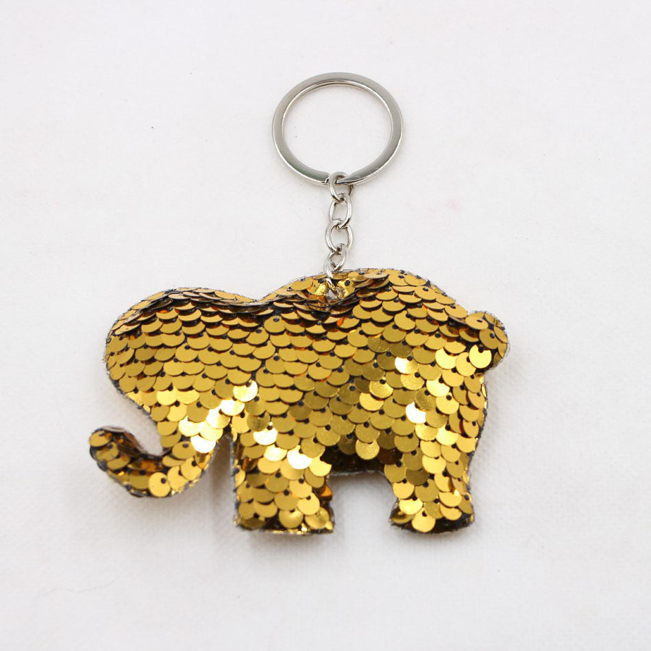 Wholesale Mermaid Tail Double Sided Sequin Keychain Pendant Fashion Accessory For Resale