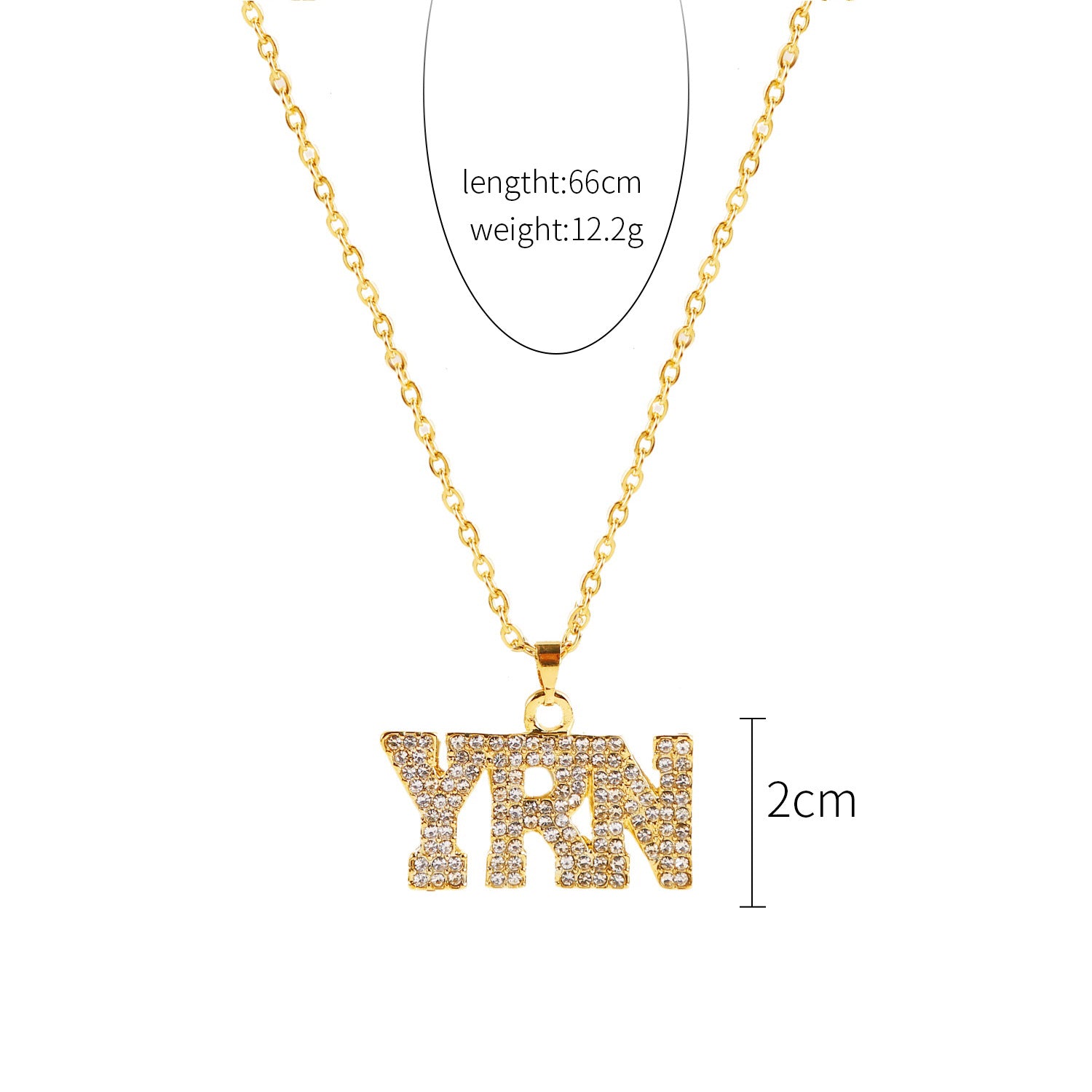 Wholesale Punk Men Hip Hop Full Diamond Necklace