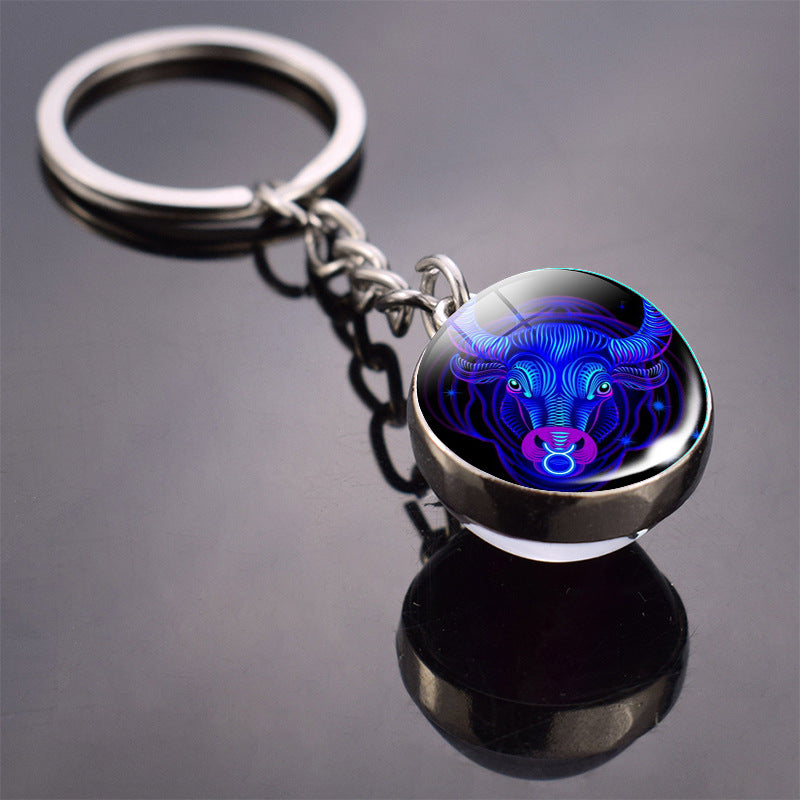 Wholesale Constellation Metal Keychains