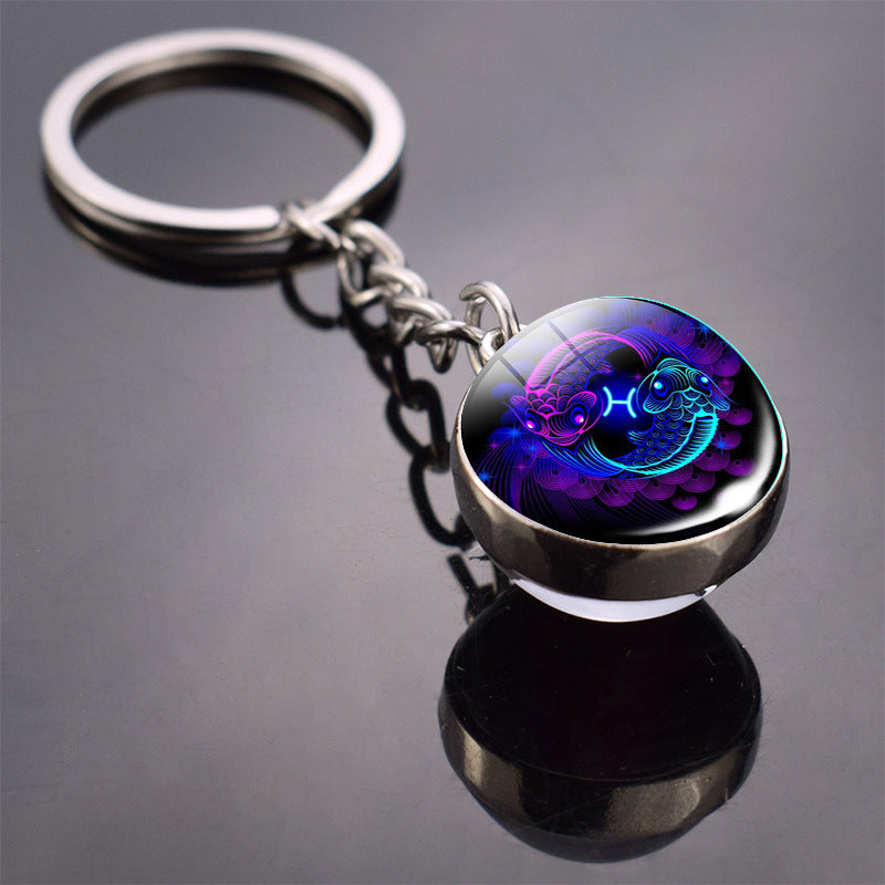Wholesale Constellation Metal Keychains