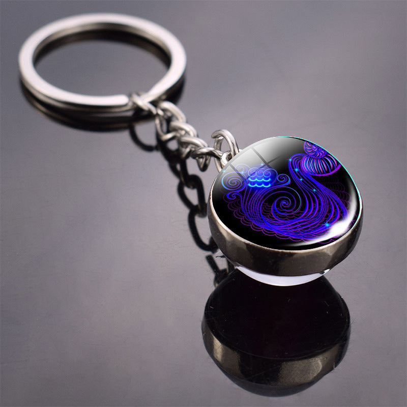 Wholesale Constellation Metal Keychains