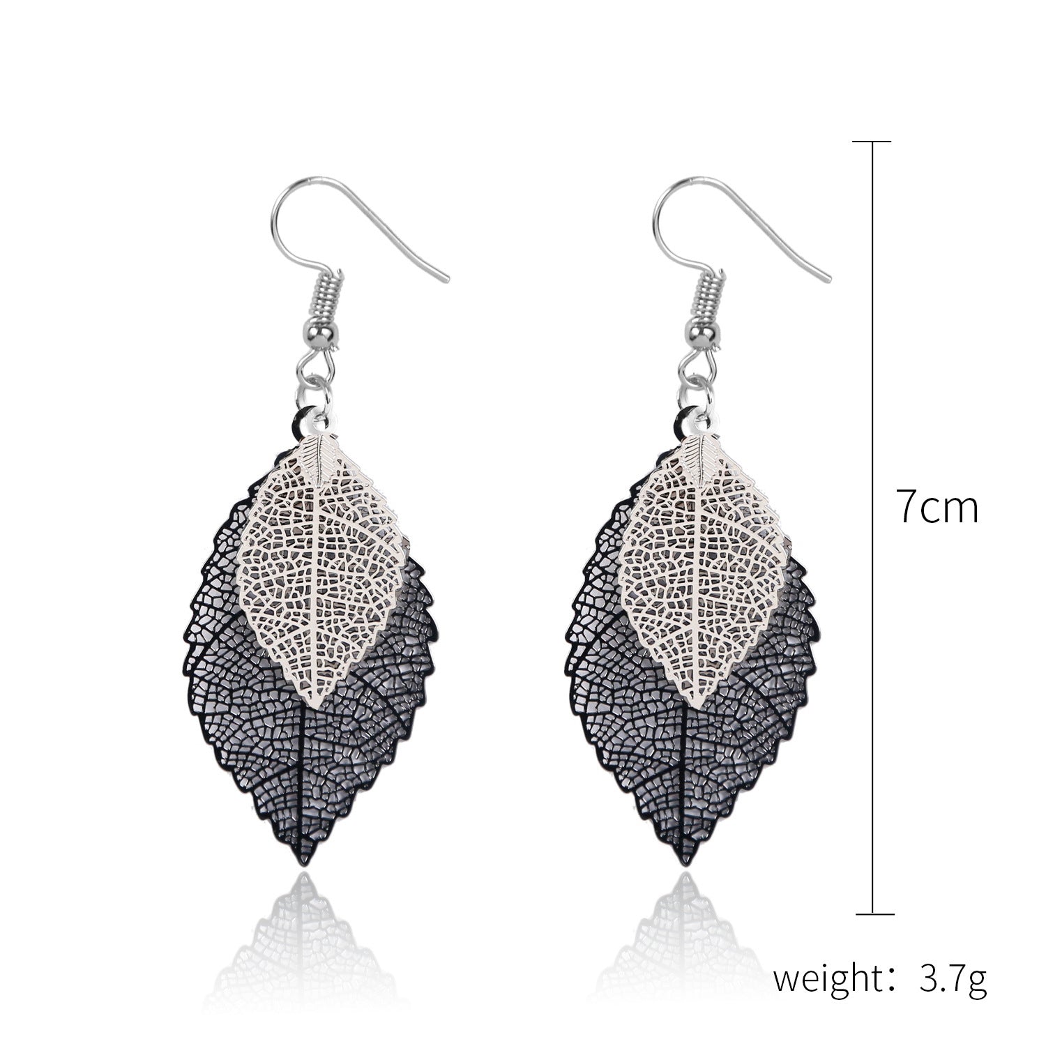 Wholesale Fashion Retro Ethnic Style Leaf Earrings