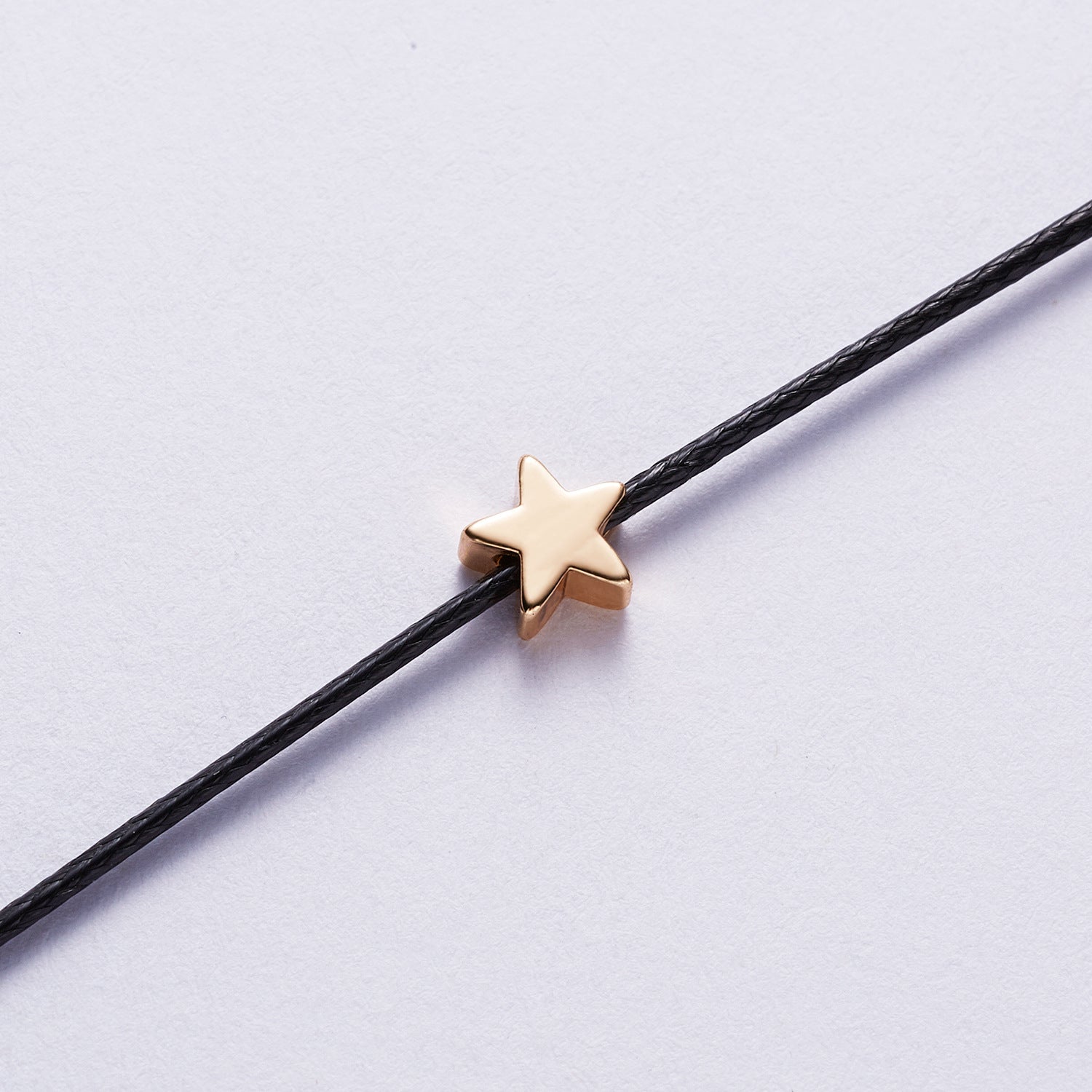 Wholesale Make A Wish Paper Card Five-pointed Star Crown Cross Leather Cord Adjustable Braided Bracelet