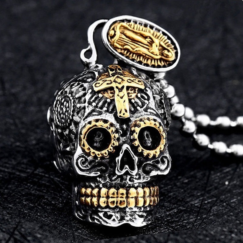 Wholesale Niche Retro Snake Skull Ring