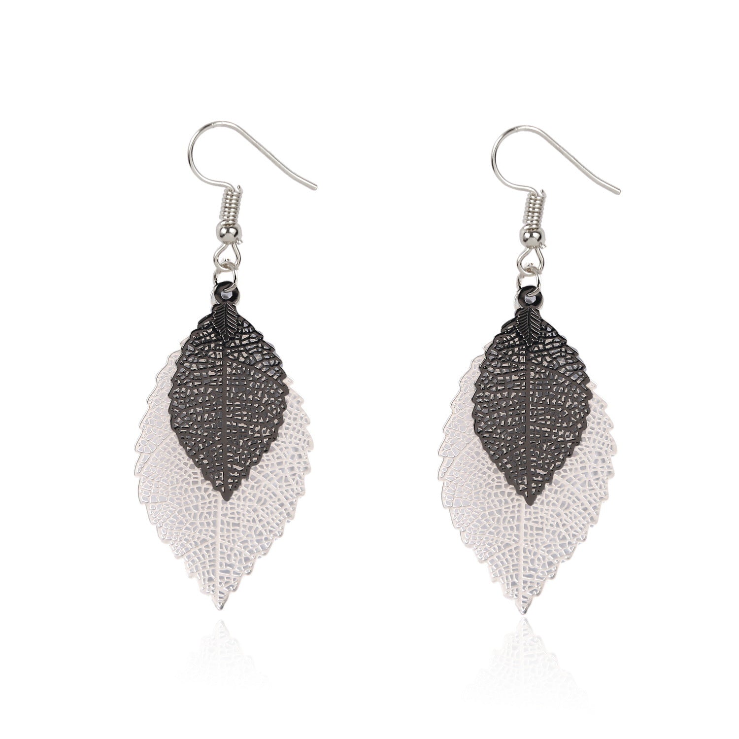 Wholesale Fashion Retro Ethnic Style Leaf Earrings