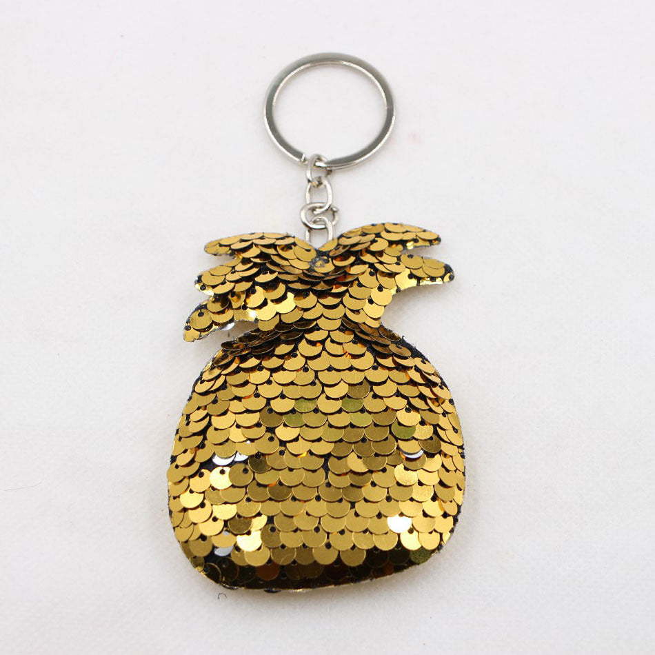 Wholesale Mermaid Tail Double Sided Sequin Keychain Pendant Fashion Accessory For Resale