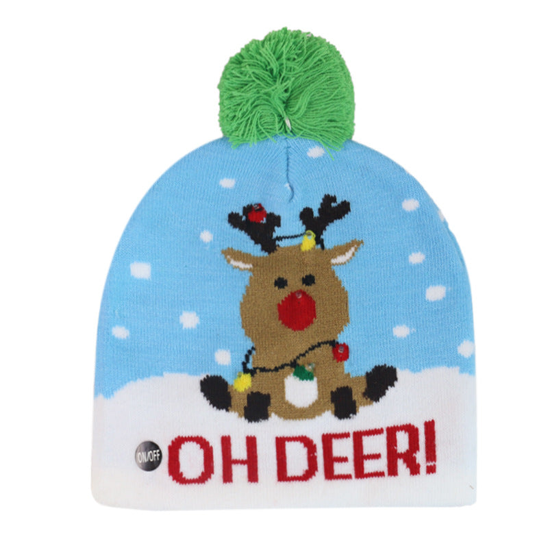 Wholesale Christmas Snowman Reindeer Christmas Tree Knit Hat
