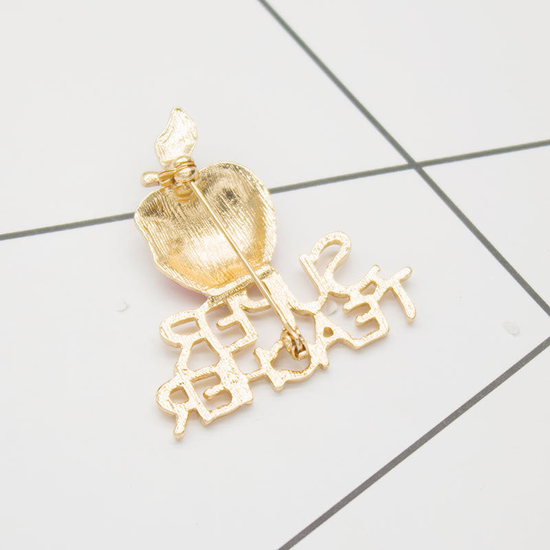 Wholesale Christmas Apple Brooch