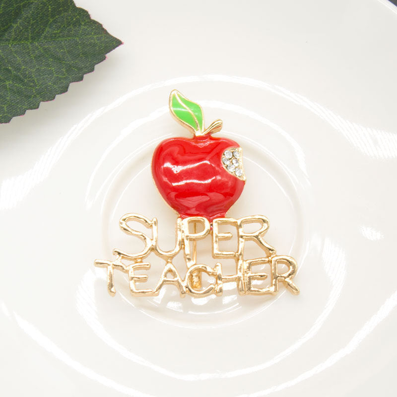 Wholesale Christmas Apple Brooch