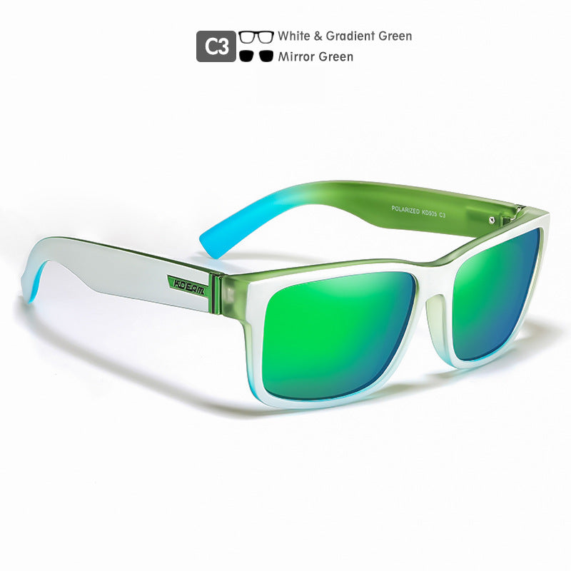 Wholesale Square Outdoor Colorful PC Sunglasses