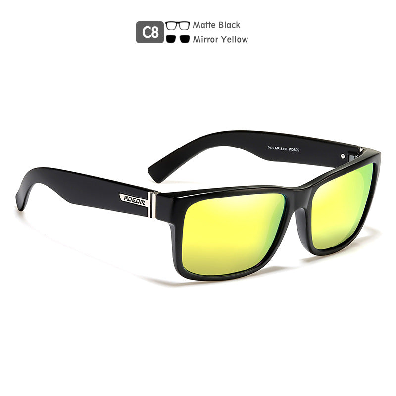 Wholesale Square Outdoor Colorful PC Sunglasses