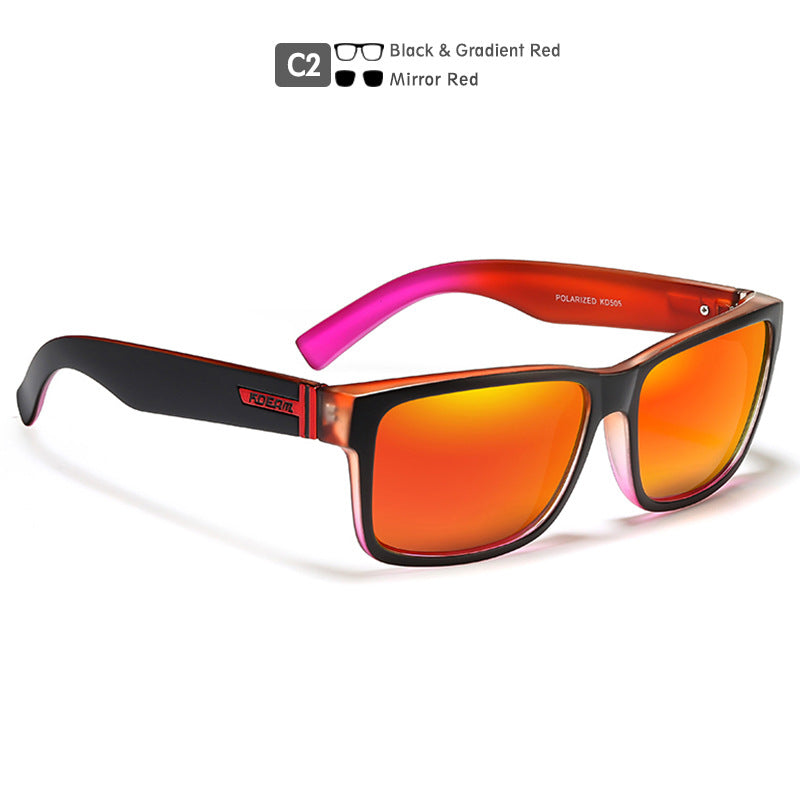 Wholesale Square Outdoor Colorful PC Sunglasses