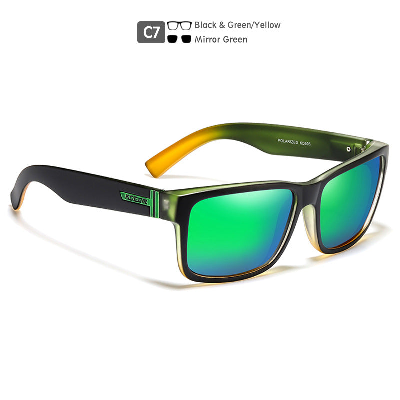 Wholesale Square Outdoor Colorful PC Sunglasses