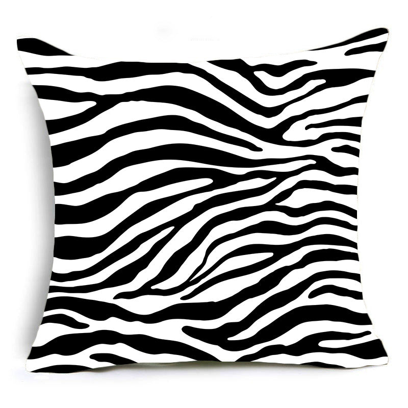 Wholesale Leopard Patterned Cow Patterned Zebra Patterned Short Plush Pillowcases