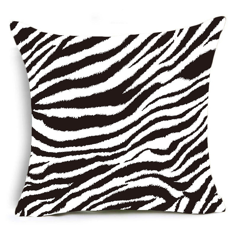 Wholesale Leopard Patterned Cow Patterned Zebra Patterned Short Plush Pillowcases