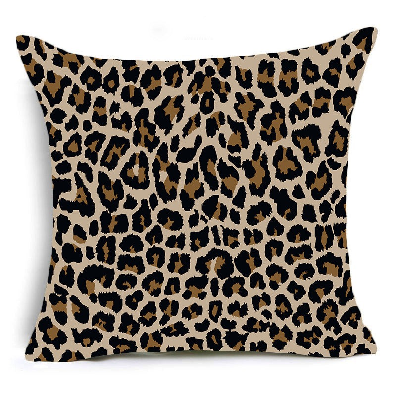 Wholesale Leopard Patterned Cow Patterned Zebra Patterned Short Plush Pillowcases