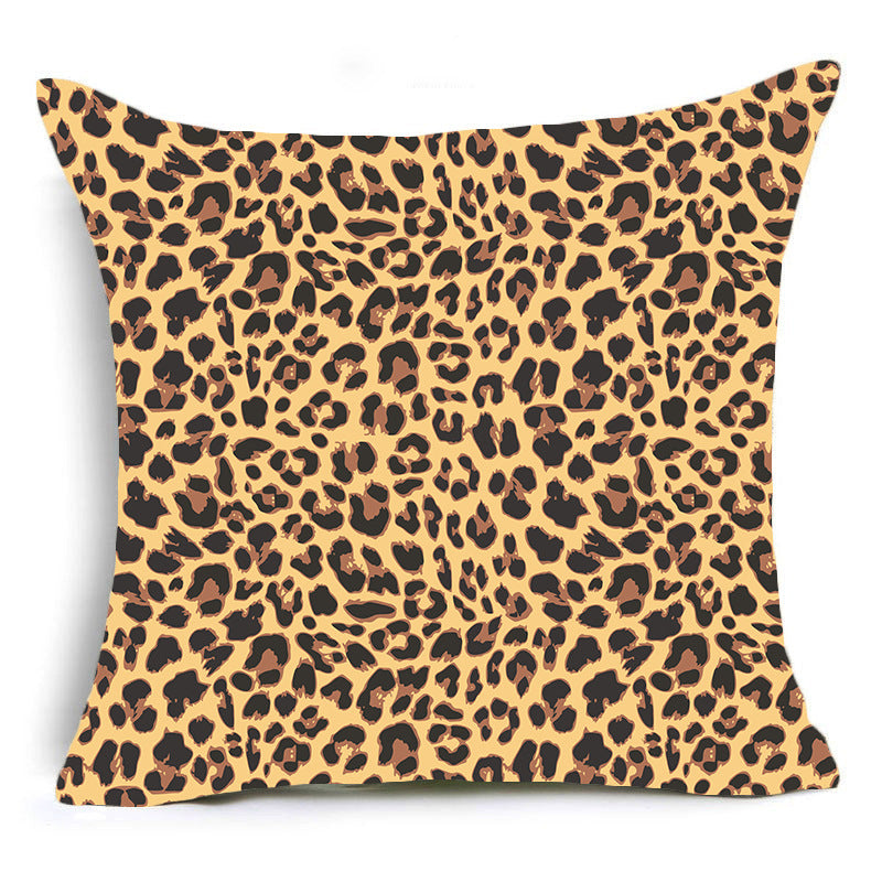 Wholesale Leopard Patterned Cow Patterned Zebra Patterned Short Plush Pillowcases