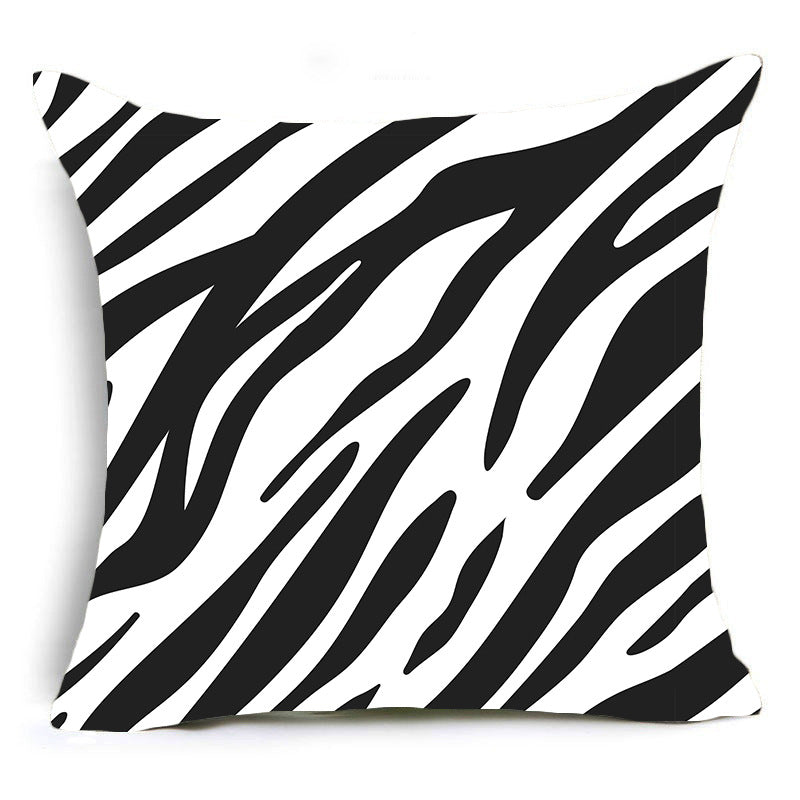 Wholesale Leopard Patterned Cow Patterned Zebra Patterned Short Plush Pillowcases